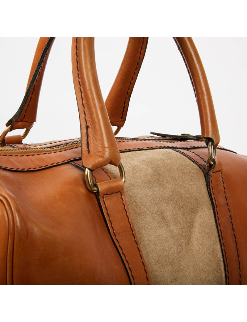 Speedy DIOR en cuir et daim beige Vintage