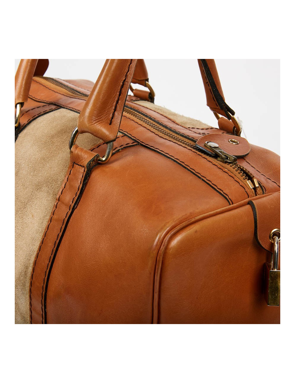 Speedy DIOR en cuir et daim beige Vintage