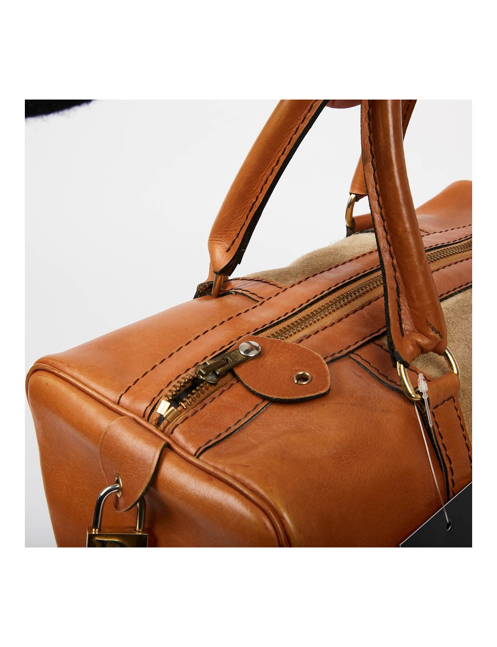 Speedy DIOR en cuir et daim beige Vintage