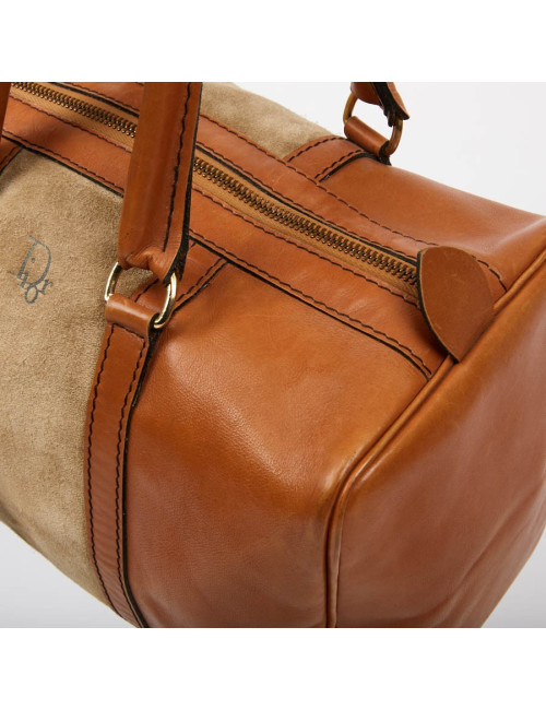 Sac Speedy DIOR en cuir et daim beige