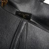 DIOR Saddle Bag in Black Leather