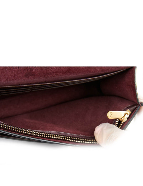 Pochette Saddle DIOR en cuir grainé