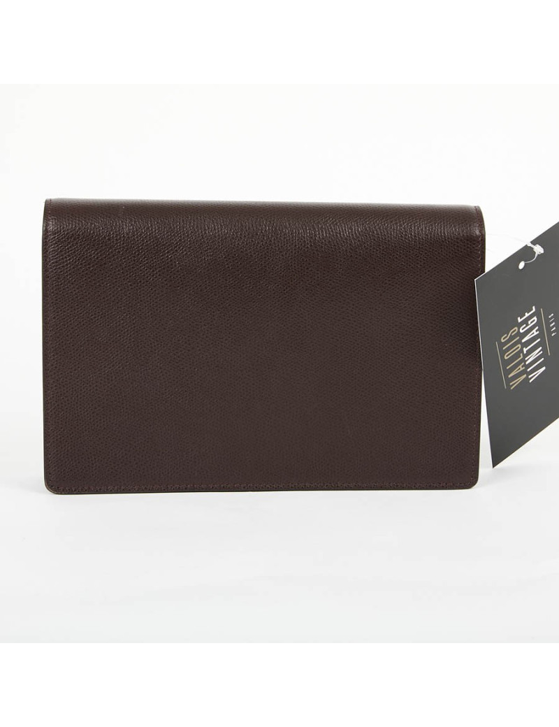 Pochette Saddle DIOR en cuir grainé