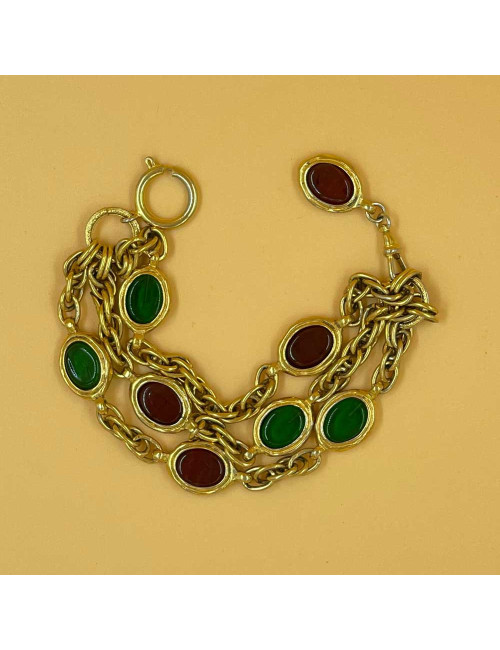 Bracelet triple rangs CHANEL Vintage