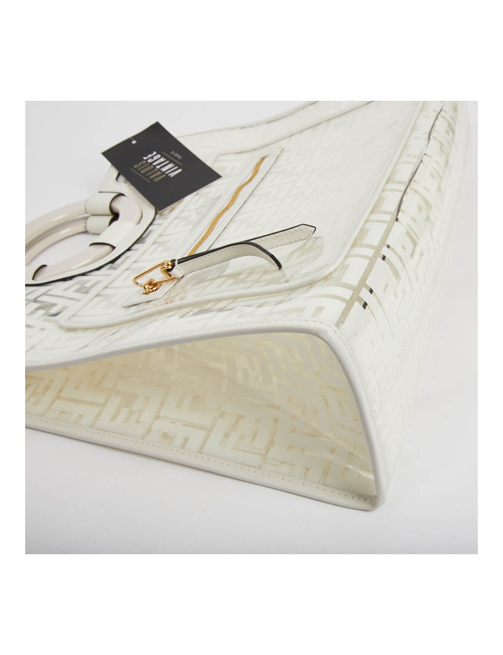 Cabas FENDI Runaway transparent