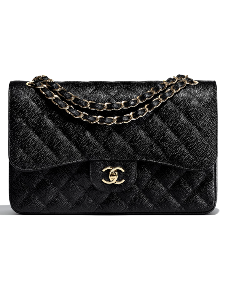 Jumbo CHANEL caviar noir