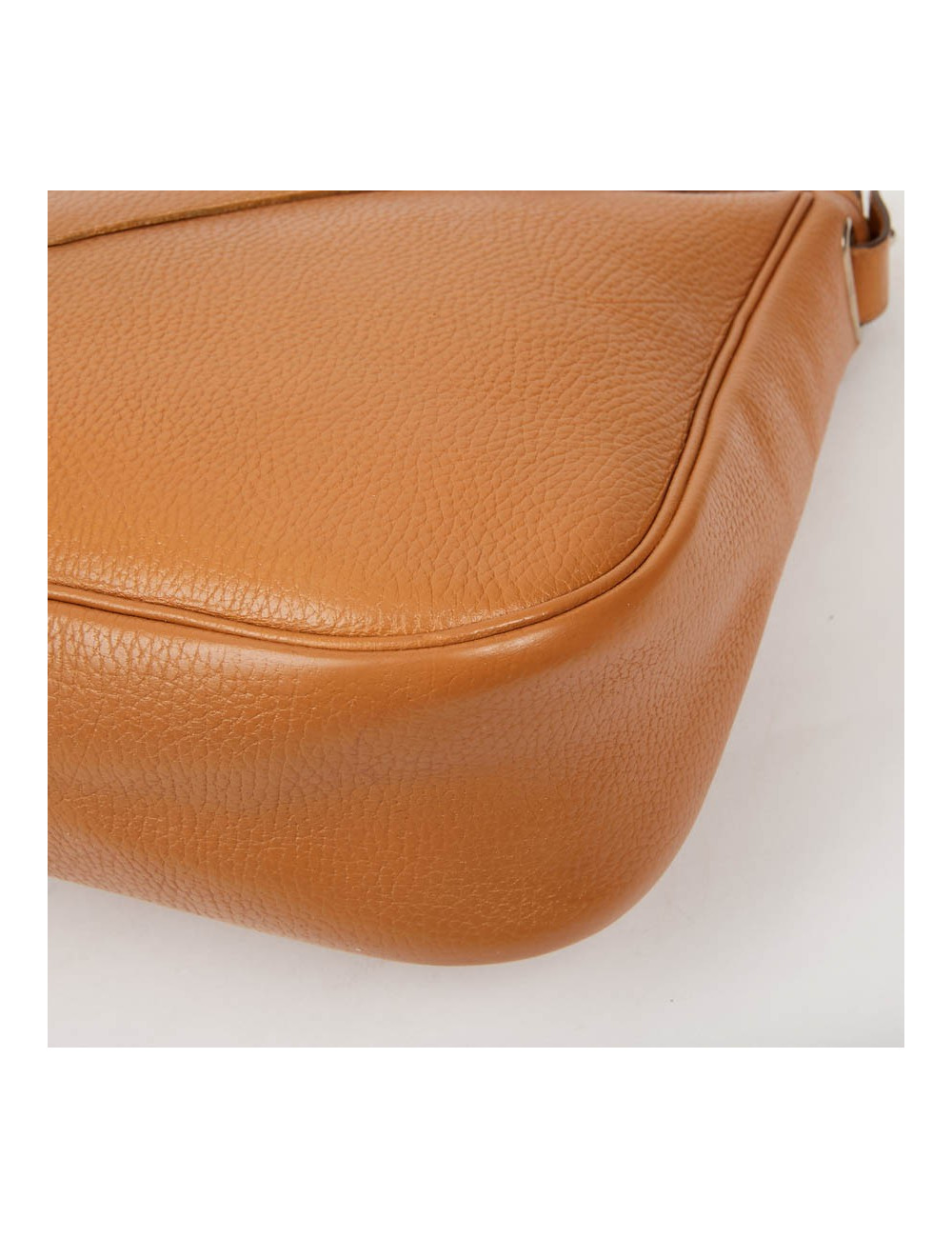 Sac Christine HERMES cuir grainé gold 