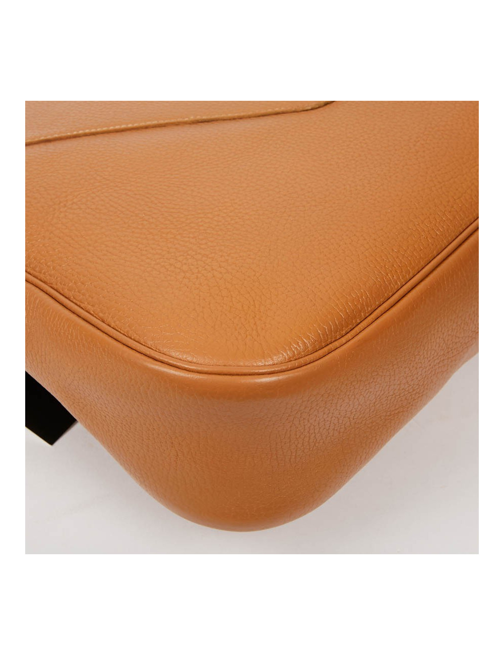 Sac Christine HERMES cuir grainé gold 