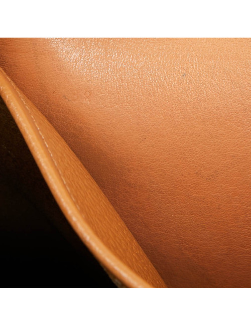 Sac Christine HERMES cuir grainé gold 