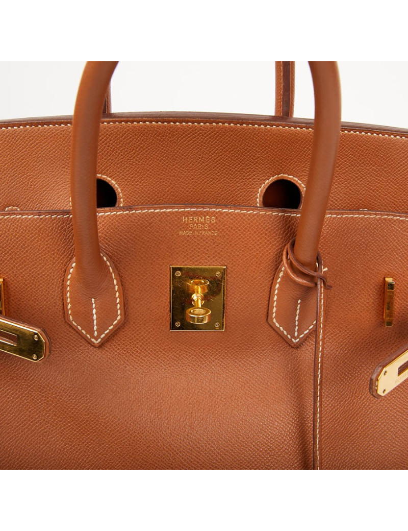 Birkin 35 caramel cuir epsom
