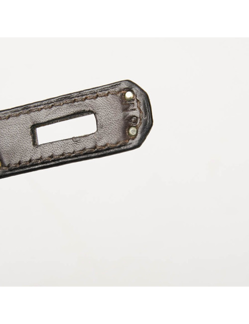 Birkin 35 HERMES occasion cuir Barenia marron