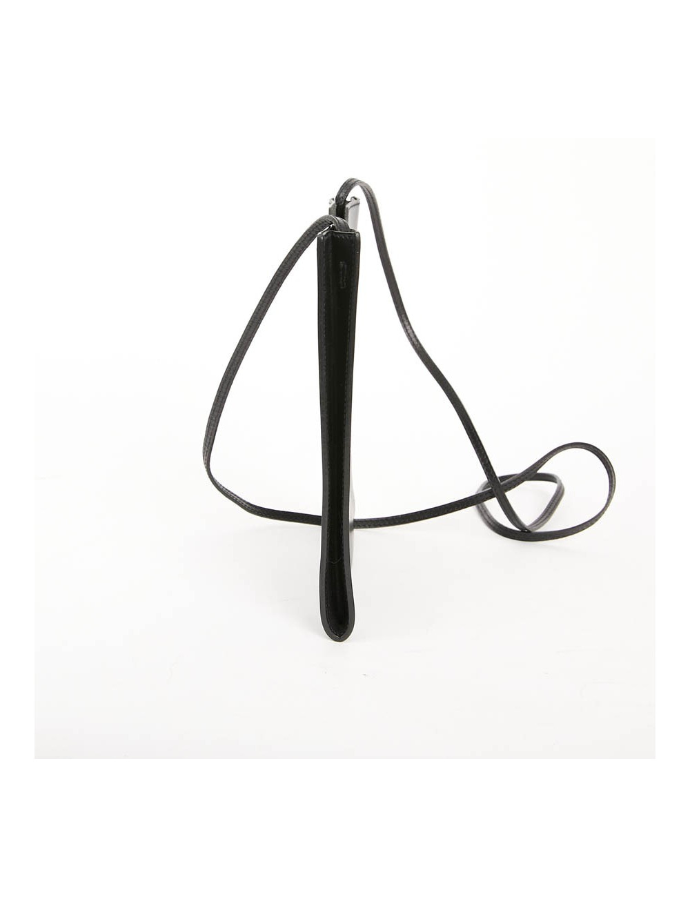 Pochette Omnitou HERMES cuir box noir