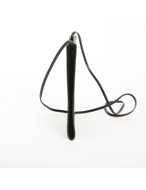 Pochette Omnitou HERMES cuir box noir