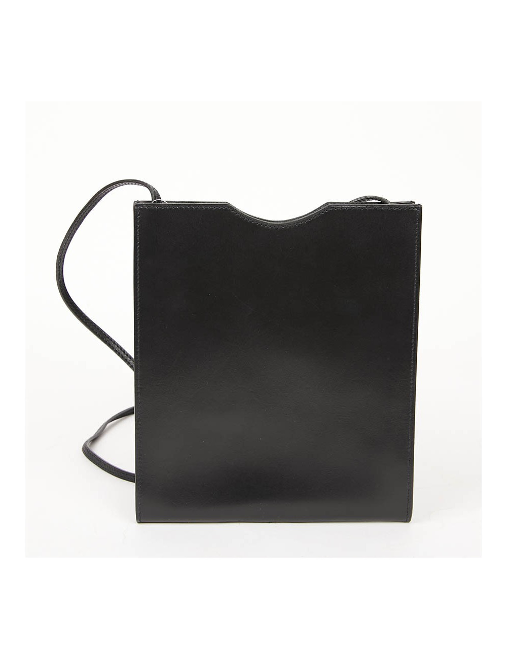 Pochette Omnitou HERMES cuir box noir