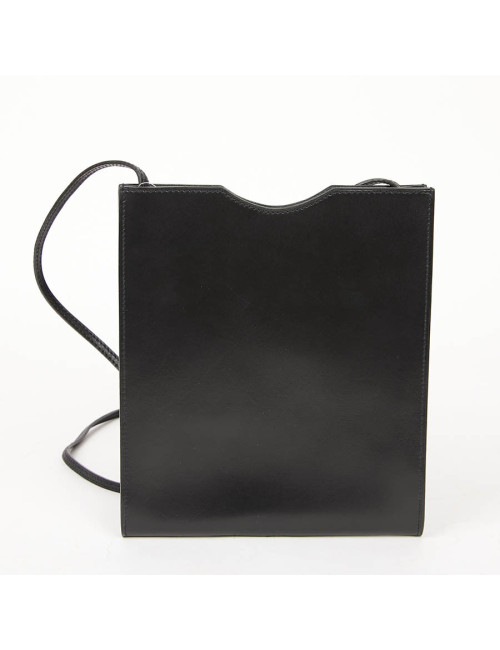 Pochette Omnitou HERMES cuir box noir