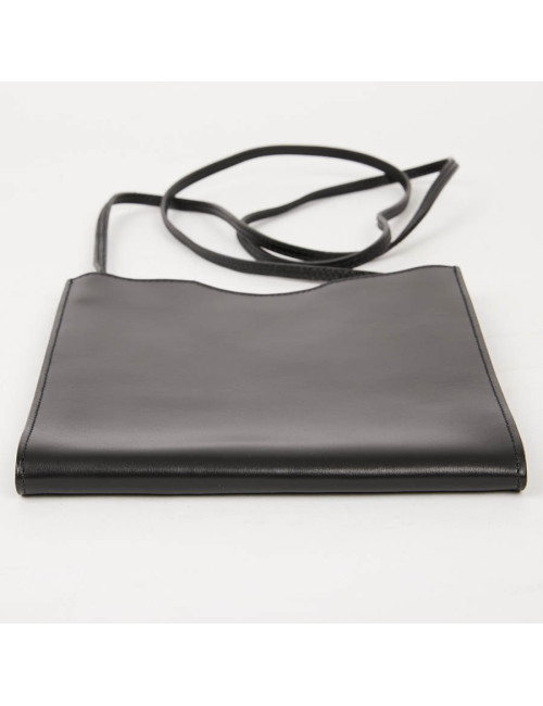 Pochette Omnitou HERMES cuir box noir