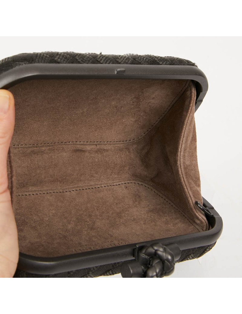 Pochette noire BOTTEGA VENETA