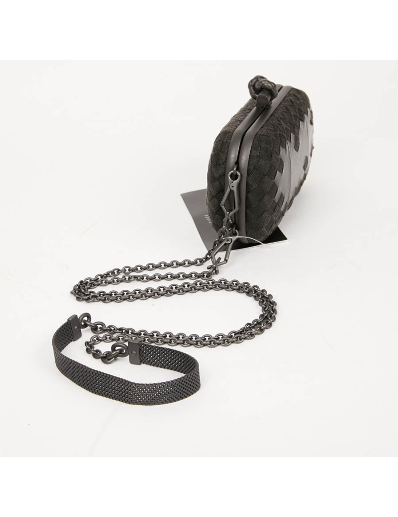 Pochette noire BOTTEGA VENETA
