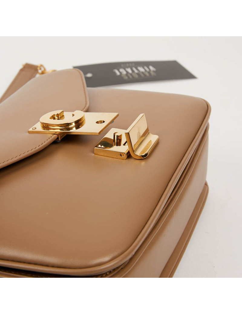 Sac C Celine cuir d'agneau beige