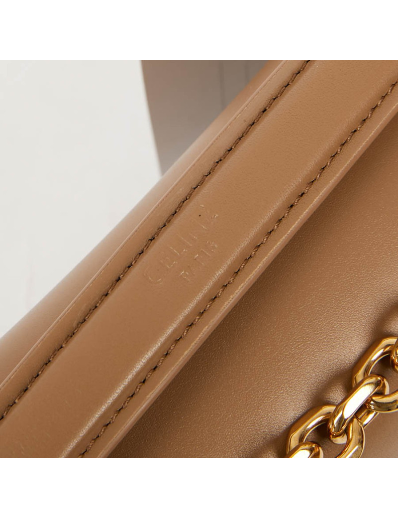 Sac C Celine cuir d'agneau beige