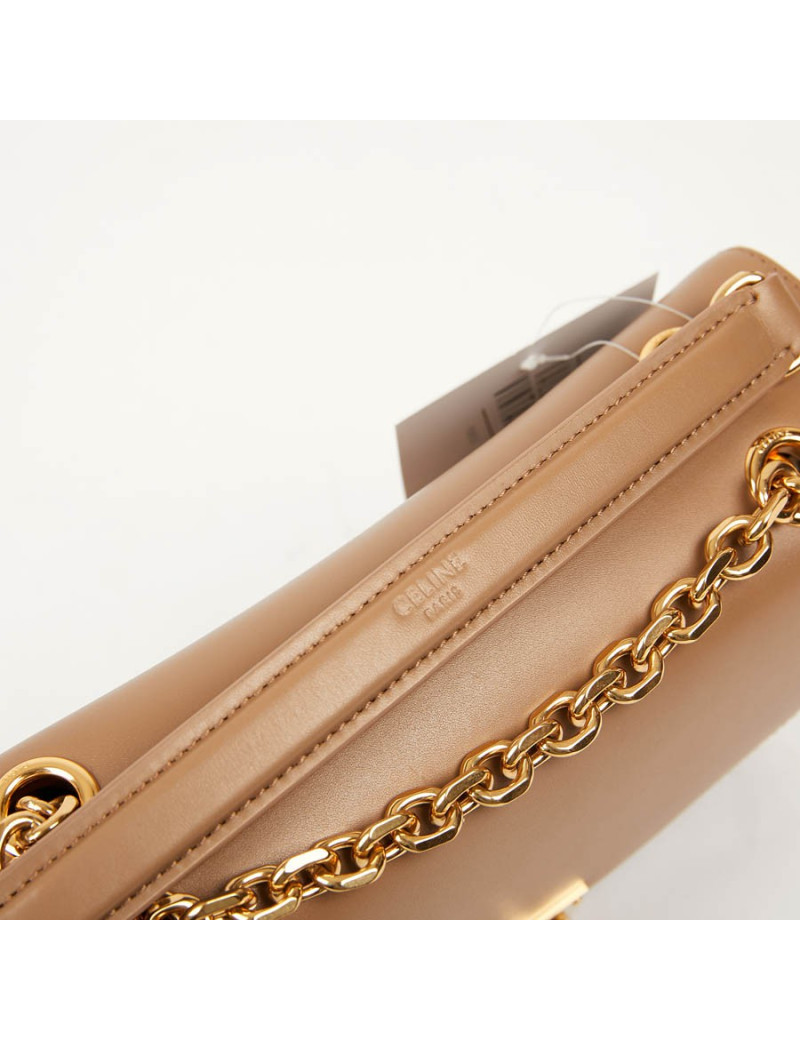 Sac C Celine cuir d'agneau beige