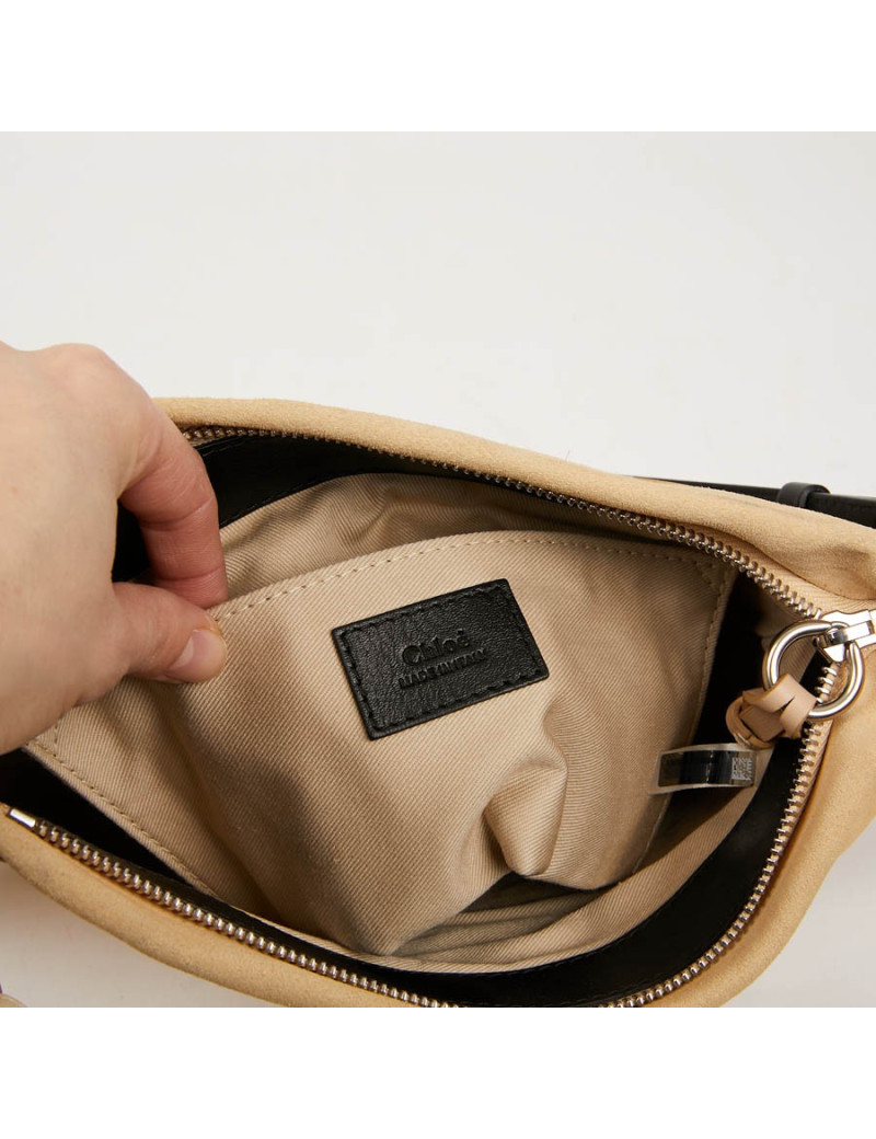 Sac en daim CHLOE beige