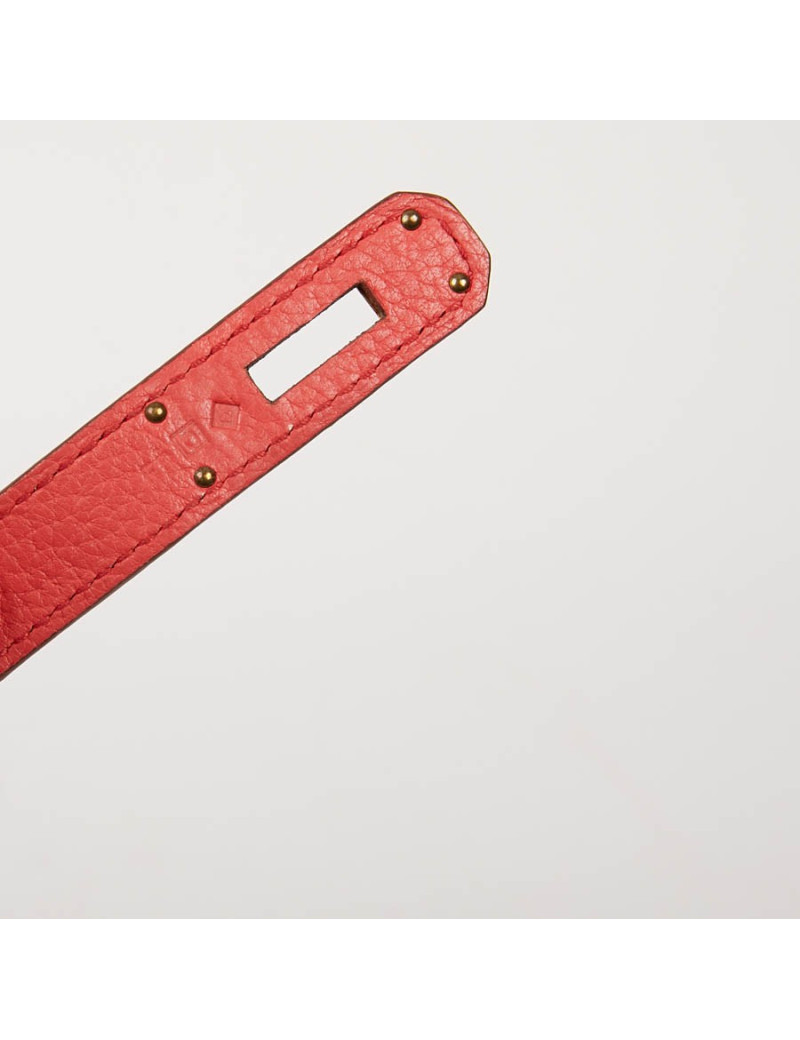 HERMES Birkin 40 Bag in Peony Togo Leather