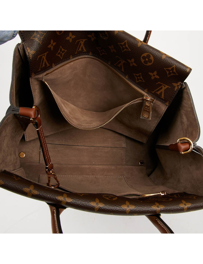 Sac LOUIS VUITTON Tote W PM Monogram et cuir noir