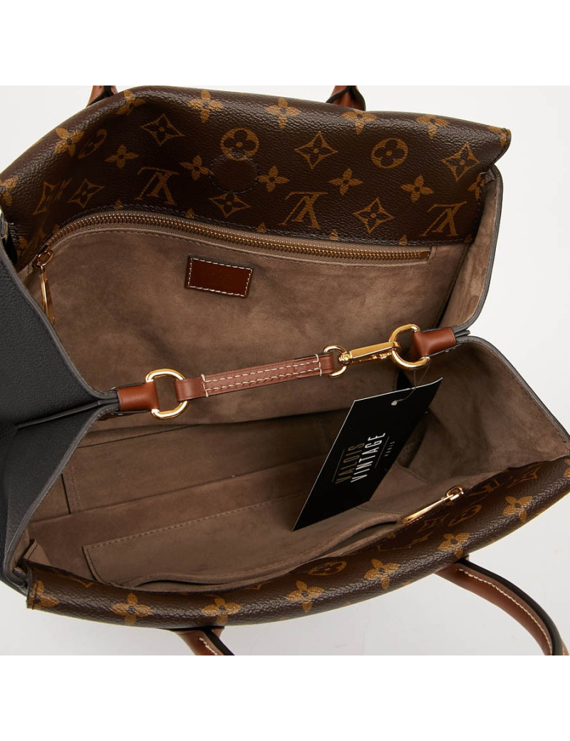 LOUIS VUITTON Tote W Bag in Toile and Leather - Certified occasion