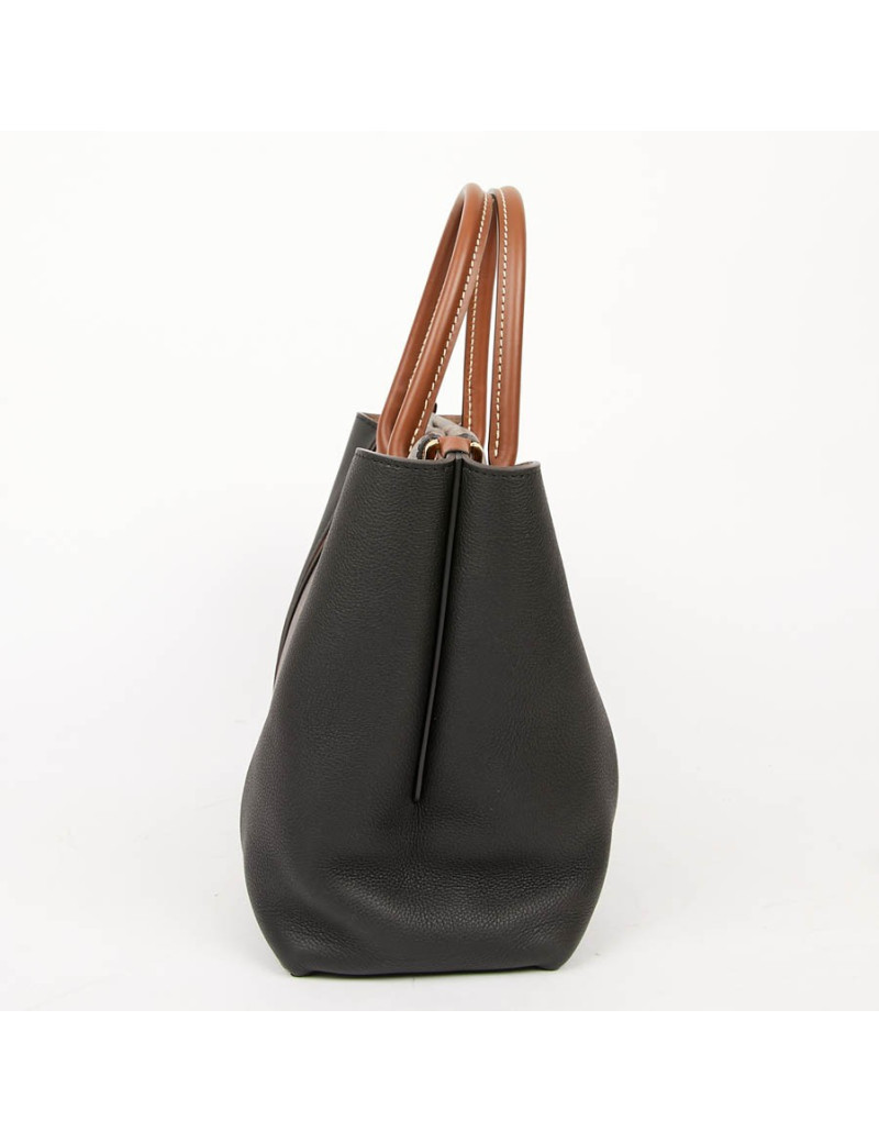 LOUIS VUITTON Tote W Bag in Toile and Leather - Certified occasion