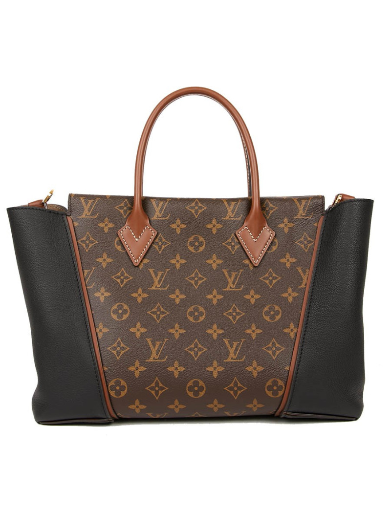 LOUIS VUITTON Tote W Bag in Toile and Leather - Certified occasion