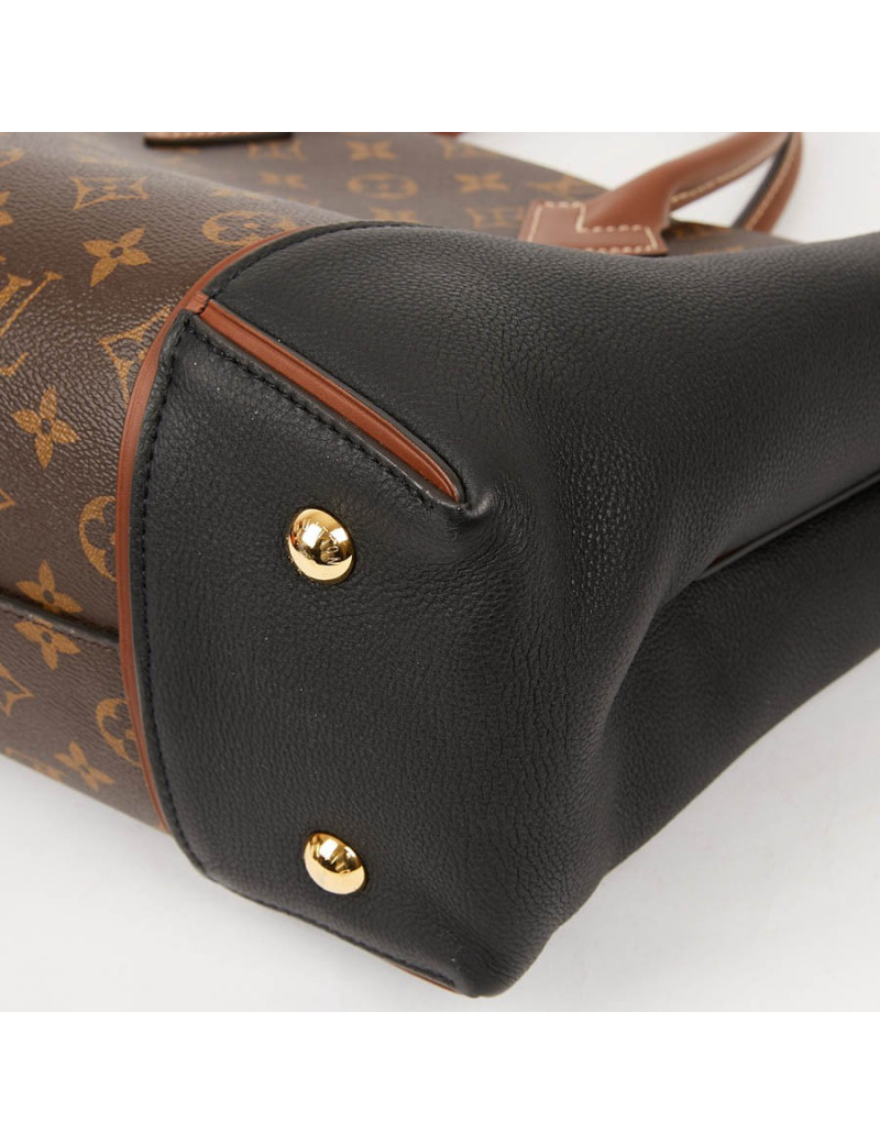 LOUIS VUITTON Tote W Bag in Toile and Leather - Certified occasion