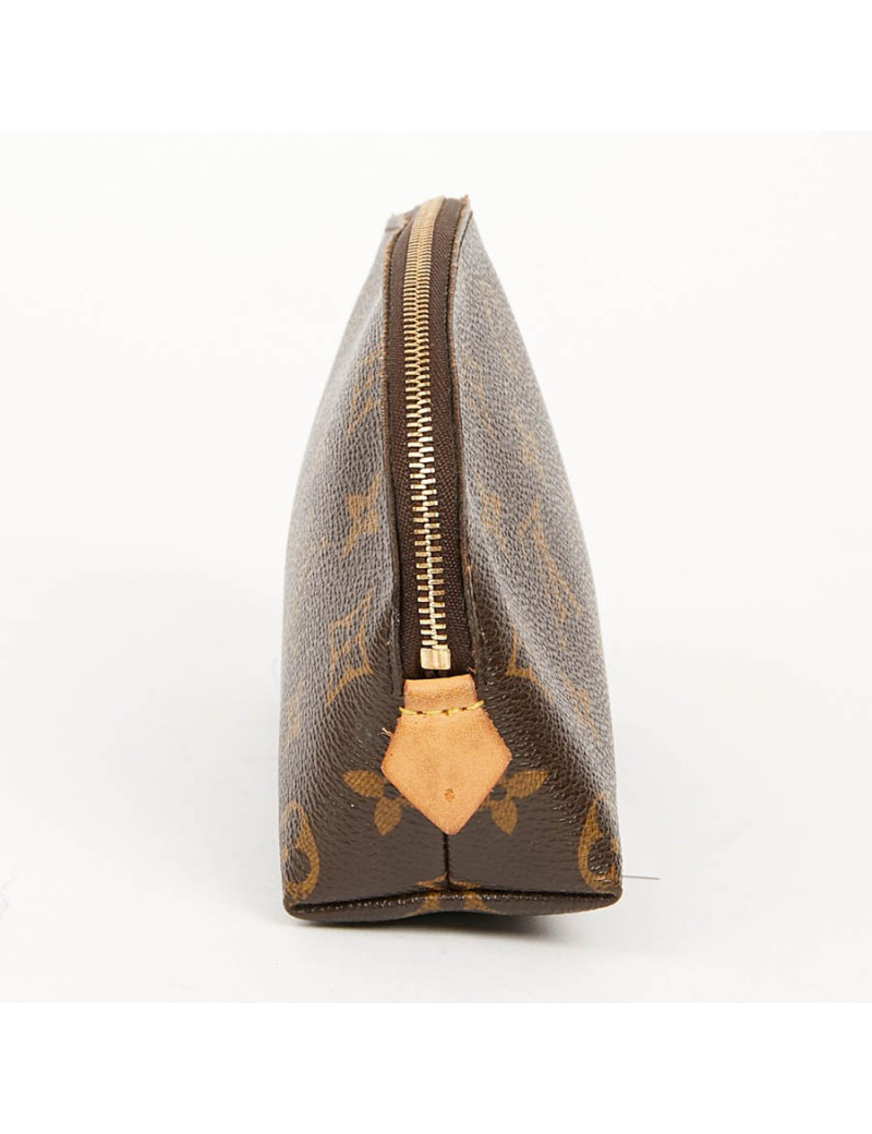 Trousse cosmétique LOUIS VUITTON en toile enduite Monogram