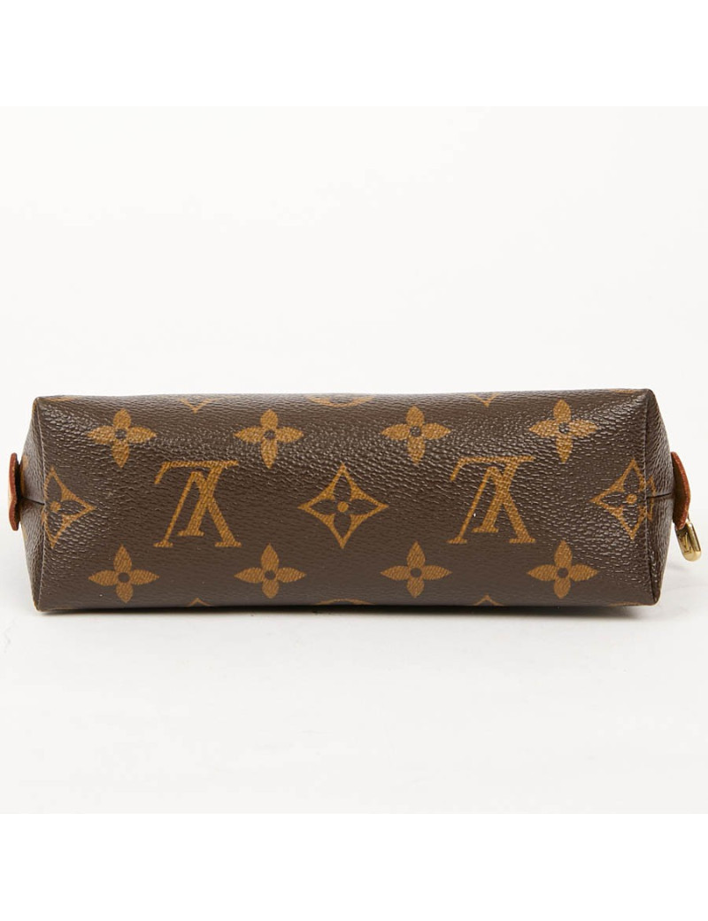 Trousse cosmétique LOUIS VUITTON en toile enduite Monogram