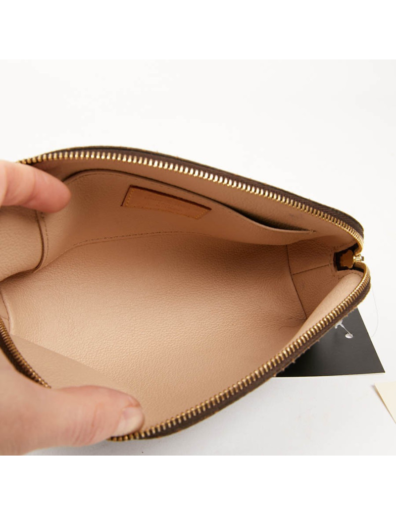 Trousse cosmétique LOUIS VUITTON en toile enduite Monogram