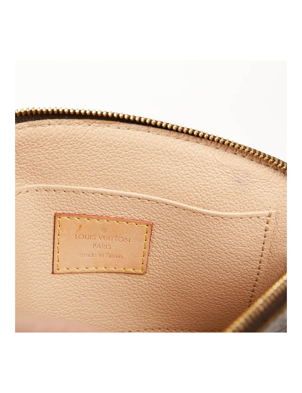 Trousse cosmétique LOUIS VUITTON en toile enduite Monogram