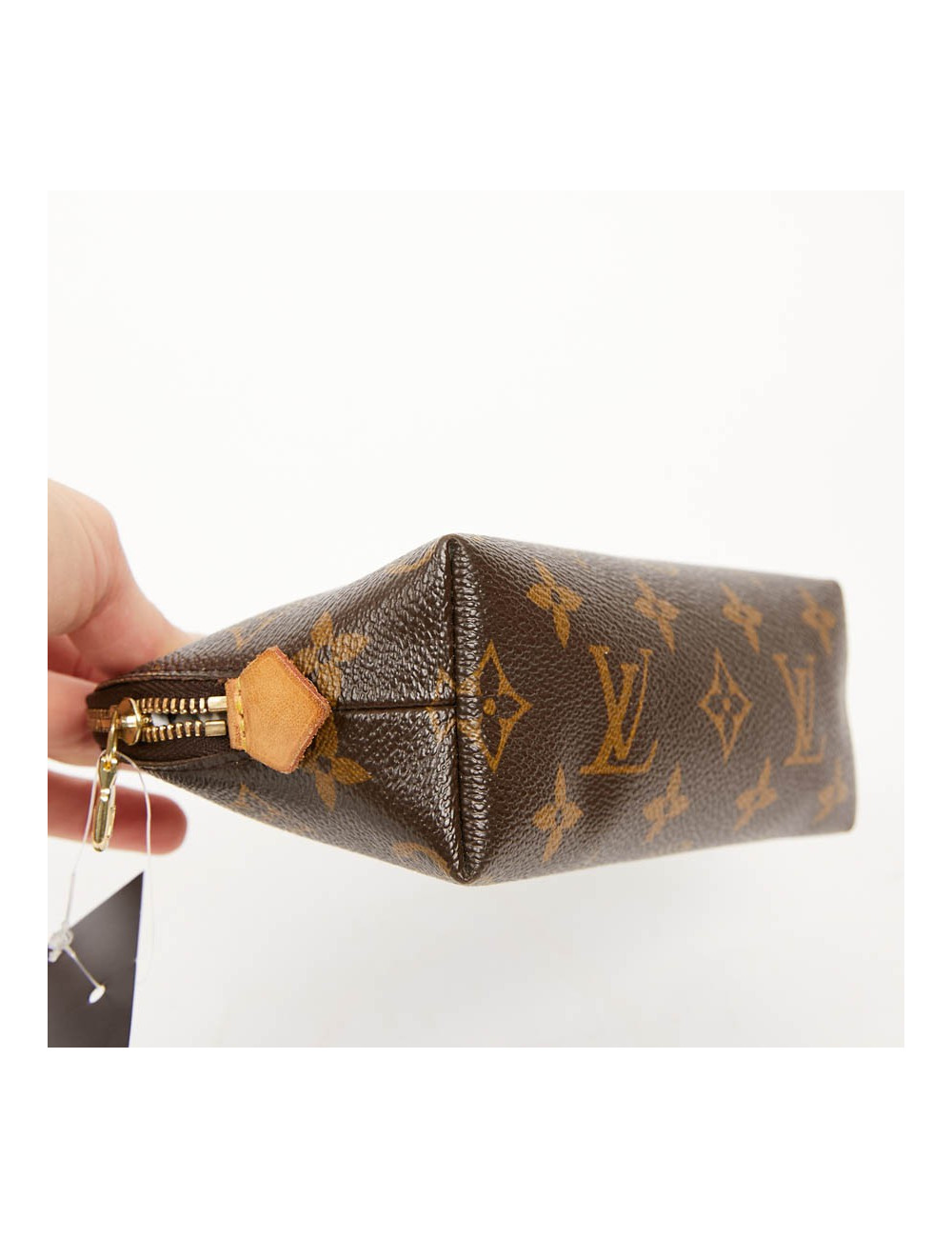 Trousse cosmétique LOUIS VUITTON en toile enduite Monogram