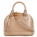 LOUIS VUITTON BB Alma Bag in Powder Pink Patent Leather