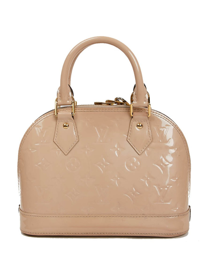 LOUIS VUITTON BB Alma Bag in Powder Pink Patent Leather