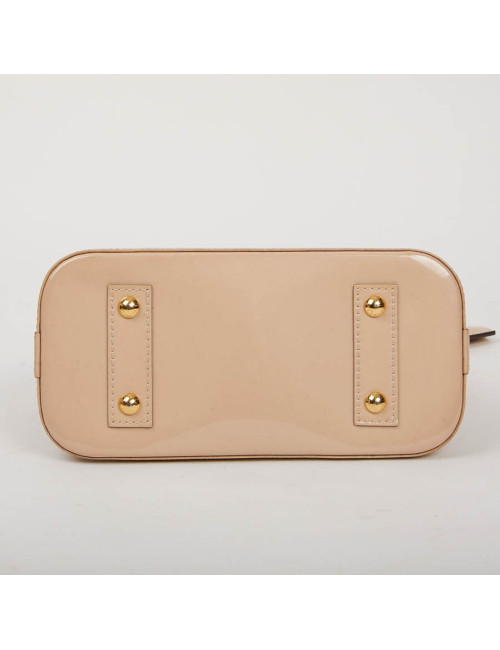 LOUIS VUITTON BB Alma Bag in Powder Pink Patent Leather