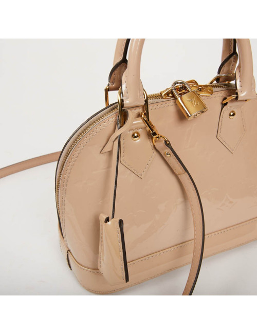 LOUIS VUITTON BB Alma Bag in Powder Pink Patent Leather