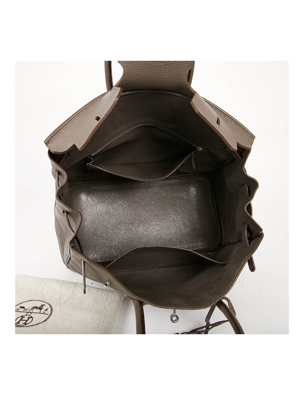 Birkin 35 HERMES cuirn togo étoupe