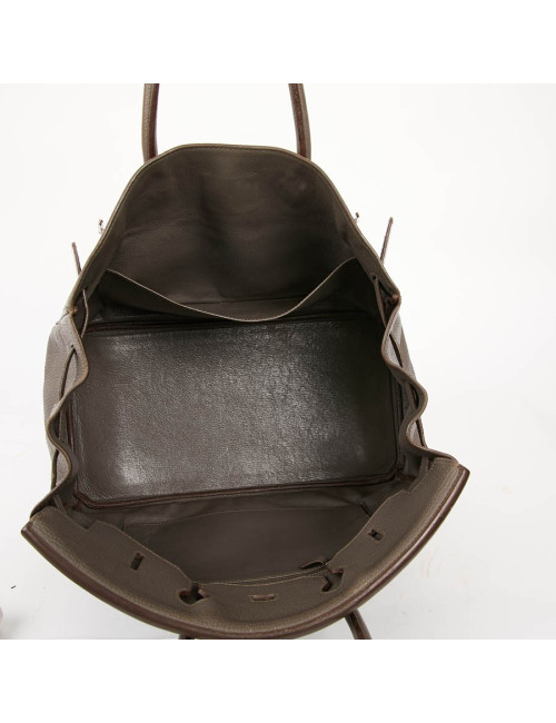Birkin 35 HERMES cuirn togo étoupe