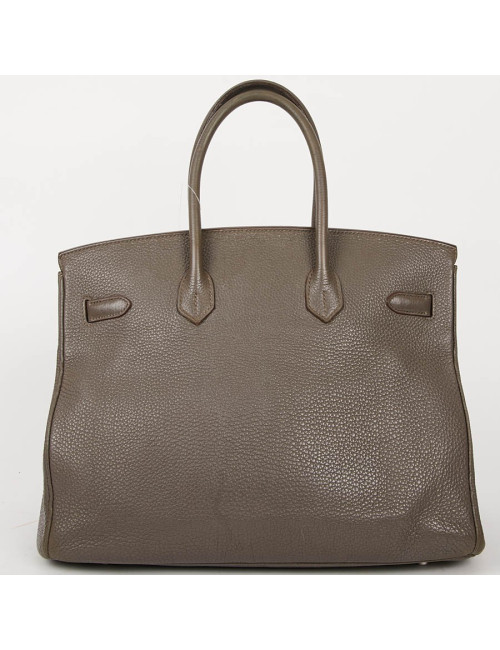 Birkin 35 HERMES cuirn togo étoupe