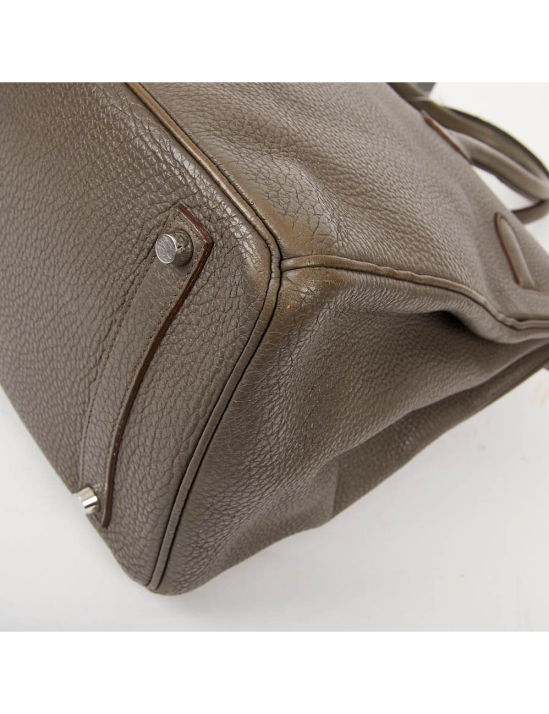 Birkin 35 HERMES cuirn togo étoupe
