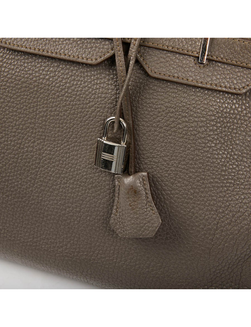 Birkin 35 HERMES cuirn togo étoupe