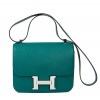 HERMES Constance Elan Bag in Malachite Green Epsom Leather
