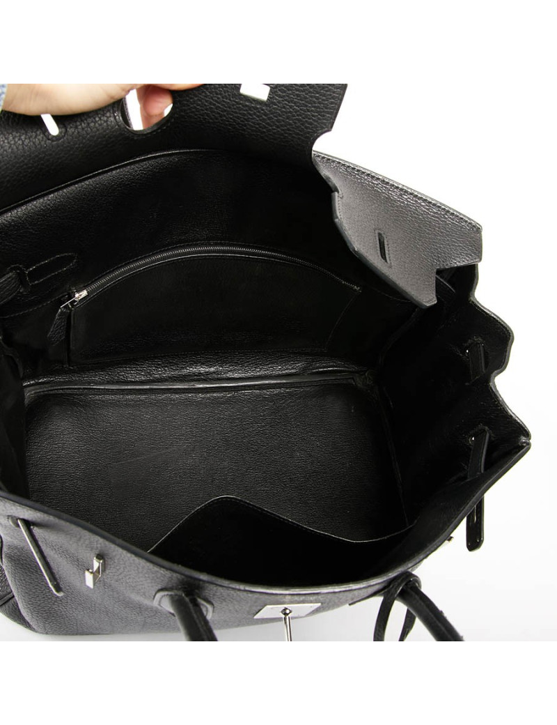 Sac HERMES Birkin 35 cuir Togo noir