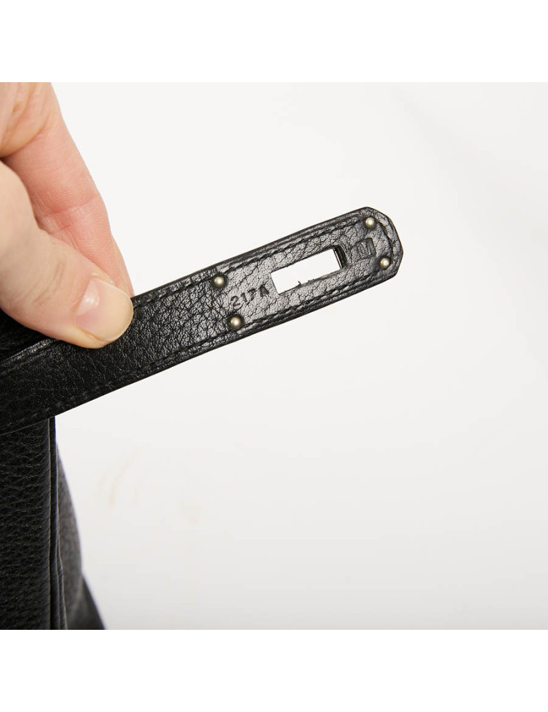 Sac HERMES Birkin 35 cuir Togo noir