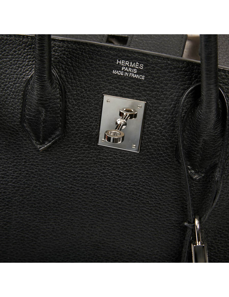 HERMES Birkin 35 Black Togo Leather Bag